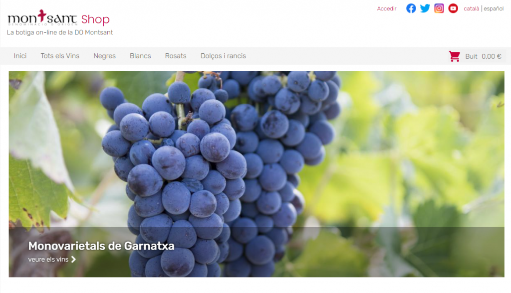 LA DO MONTSANT ESTRENA BOTIGA ONLINE